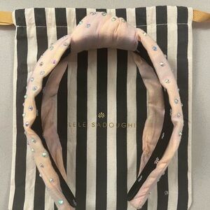 Lele Sadoughi Plaid Crystal Headband